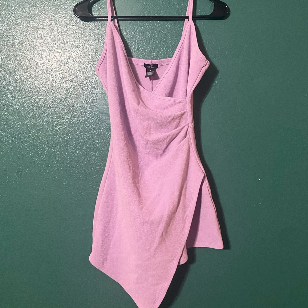 Rue21 Lavender Asymmetrical Mini Dress